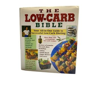* The Low-Carb Bible by Elizabeth M. Ward, a hardcover guide to low-carb dieting